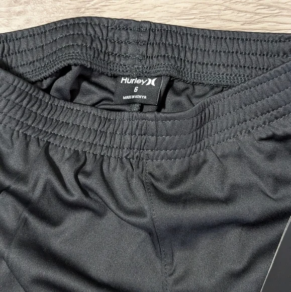 Hurley Boys' Pull On H2O-Dri Dark Grey Shorts - Picture 5 of 6